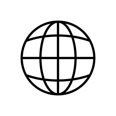 Web simgesi vektörü. Web simgesine git. Web tıklama simgesi