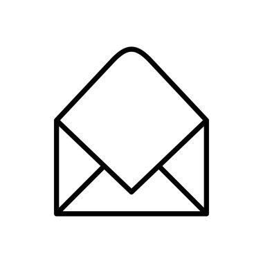 Posta simgesi vektörü. e- posta simgesi vektörü. E- posta simgesi. Zarf illüstrasyonu