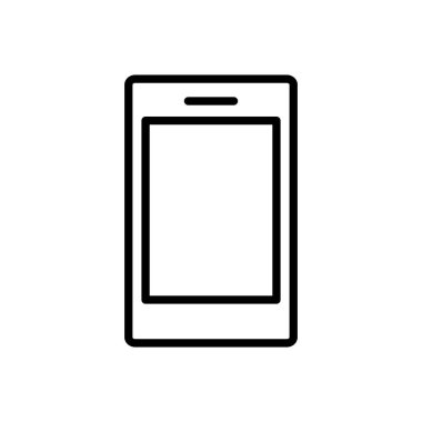 Telefon simgesi vektörü. Simge vektörünü ara. telefon sembolü