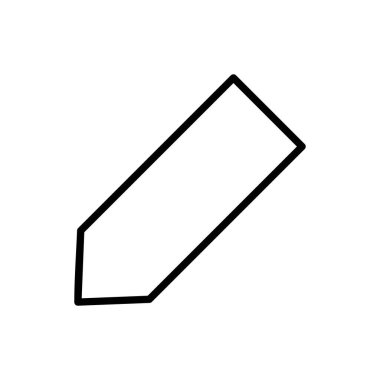 Kalem simgesi vektörü. kalem sembolü. Simge vektörünü düzenle