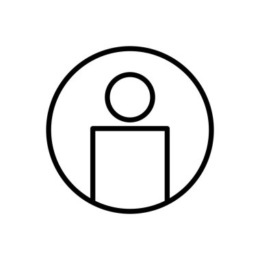 Kullanıcı Simgesi vektörü. İnsan imzası. insanlar simgesi. 