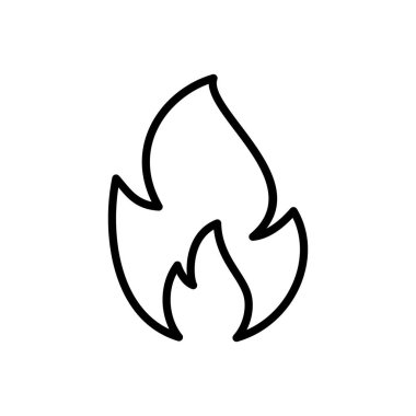 Simge vektörünü ateşle. ateş vektör simgesi