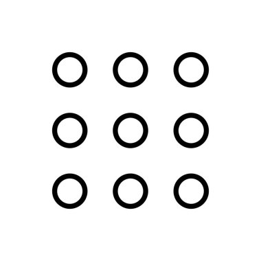 Menü Simgesi vektörü. Web menü simgesi. Hamburger menüsü sembolü