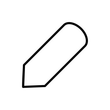 Kalem simgesi vektörü. kalem sembolü. Simge vektörünü düzenle