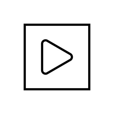 Simge vektörünü çal. Düğme vektör simgesini çal