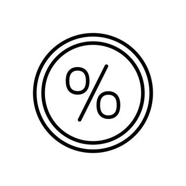 İndirimli simge vektörü. İndirim etiketi simgesi. 