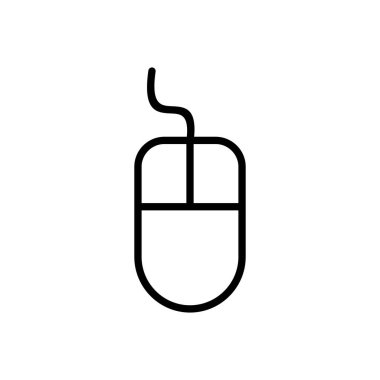 Fare simgesi vektörü. Simge vektörüne tıklayın. işaretleyici simgesi vektörü.