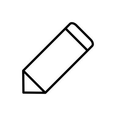 Kalem simgesi vektörü. kalem sembolü. Simge vektörünü düzenle