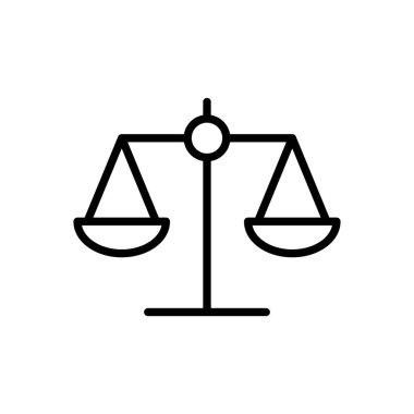 Simge vektörünü ölçeklendirir. Kanun ölçekli ikon. Vektör simgesini ölçeklendirir. Adalet