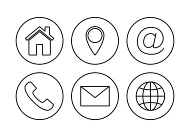 Simge vektörüyle bağlantı kurun. Ağ simgesi vektörü. kartvizit iletişim bilgileri simgesi.