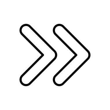 Ok simgesi vektörü. Ok sembolü. Web tasarımınız için ok işareti.