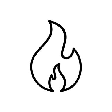 Simge vektörünü ateşle. ateş vektör simgesi