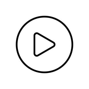 Simge vektörünü çal. Düğme vektör simgesini çal