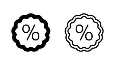 İndirim simgesi seti. İndirim etiketi simgesi. 