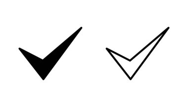 İşaret simgesi ayarlandı. İşaret simgesini işaretle. İşaret işareti vektörü