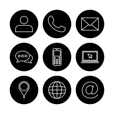 Simge vektörüyle bağlantı kurun. Ağ simgesi vektörü. kartvizit iletişim bilgileri simgesi.