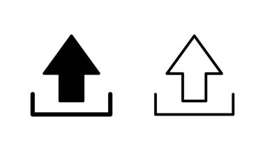 Simge yükleme seti. veri simgesi yükle