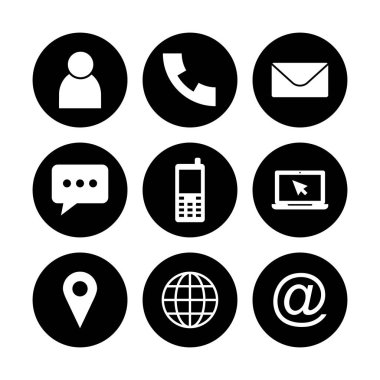 Simge vektörüyle bağlantı kurun. Ağ simgesi vektörü. kartvizit iletişim bilgileri simgesi.