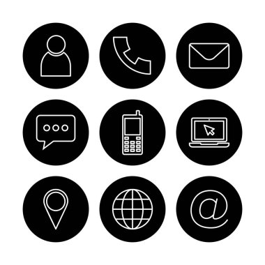 Simge vektörüyle bağlantı kurun. Ağ simgesi vektörü. kartvizit iletişim bilgileri simgesi.