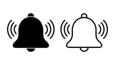 Bell Simgesi hazır. Web sitenizin tasarımı için bildirim simgesi