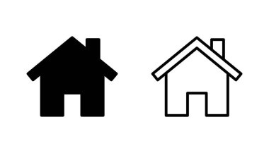 Ev simgesi seti. Ev simgesi vektörü