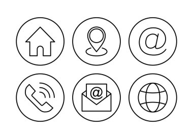 Simge vektörüyle bağlantı kurun. Ağ simgesi vektörü. kartvizit iletişim bilgileri simgesi.