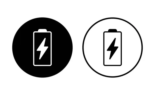 stock vector Battery icon set. battery charge level. battery charging icon