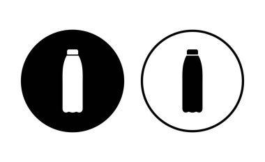 Şişe simgesi seti. şişe vektör simgesi