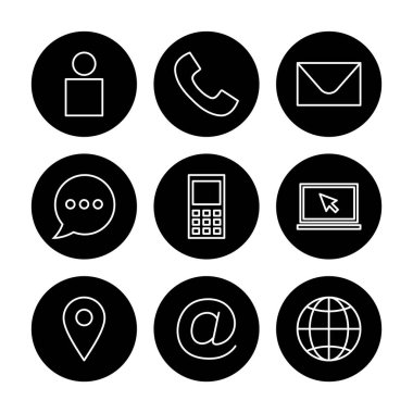 Simge vektörüyle bağlantı kurun. Ağ simgesi vektörü. kartvizit iletişim bilgileri simgesi.