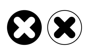 Simgeyi kapat. Simge vektörünü sil. çapraz işaret