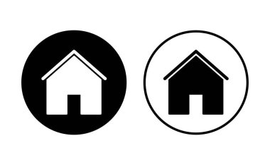 Ev simgesi seti. Ev simgesi vektörü