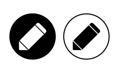 Kalem simgesi seti. kalem sembolü. Simge vektörünü düzenle