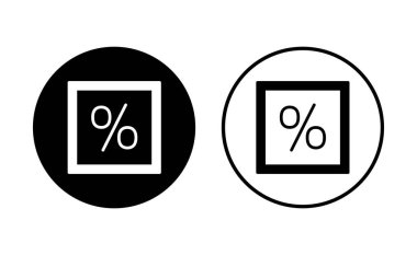 İndirim simgesi seti. İndirim etiketi simgesi. 