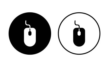 Fare simgesi seti. Simge vektörüne tıklayın. işaretleyici simgesi vektörü.