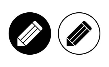 Kalem simgesi seti. kalem sembolü. Simge vektörünü düzenle