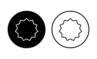 Rozet simgesi ayarlandı. Ödül ikonu. Başarmak. Damga