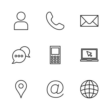 Simge vektörüyle bağlantı kurun. Ağ simgesi vektörü. kartvizit iletişim bilgileri simgesi.