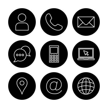 Simge vektörüyle bağlantı kurun. Ağ simgesi vektörü. kartvizit iletişim bilgileri simgesi.