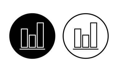 Büyüyen grafik simgesi seti. Grafik simgesi. diyagram simgesi