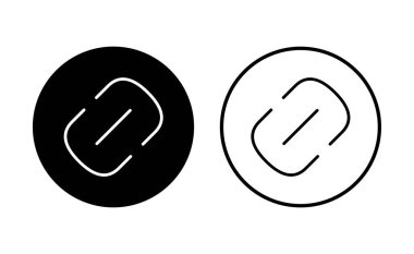 Bağlantı simgesi ayarlandı. Hiper bağlantı zinciri sembolü.