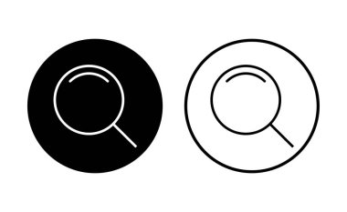 Arama simgesi ayarlandı. Büyüteç simgesini ara