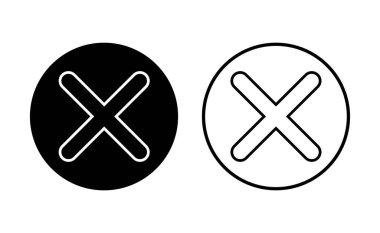 Simgeyi kapat. Simge vektörünü sil. çapraz işaret