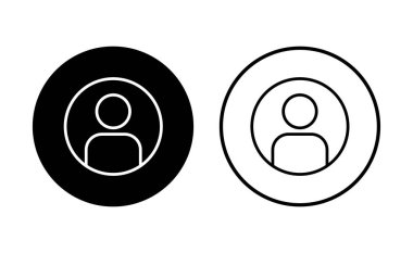 Kullanıcı Simgesi ayarlandı. İnsan imzası. insanlar simgesi. 