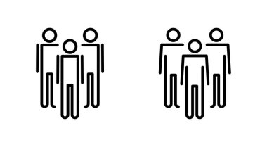 İnsan simgesi seti. Kişi simgesi vektörü. Kullanıcı Simgesi vektörü. takım simgeleri