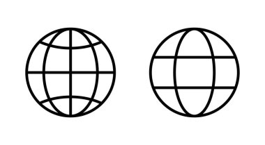 Web simgesi seti. Web simgesine git. Web tıklama simgesi