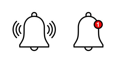 Bell Simgesi hazır. Web sitenizin tasarımı için bildirim simgesi