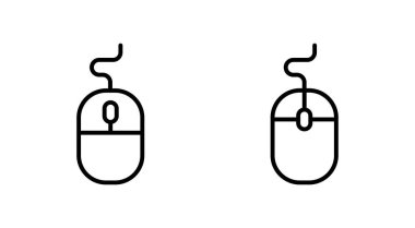 Fare simgesi seti. Simge vektörüne tıklayın. işaretleyici simgesi vektörü.