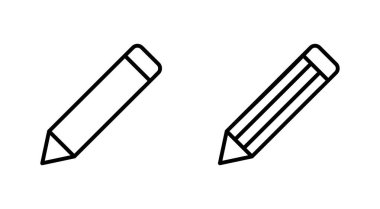 Kalem simgesi seti. kalem sembolü. Simge vektörünü düzenle