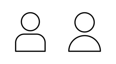 Kullanıcı Simgesi ayarlandı. İnsan imzası. insanlar simgesi. 