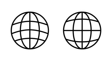 Web simgesi seti. Web simgesine git. Web tıklama simgesi